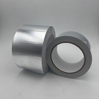 Ruban Adhésif en Aluminium Renforcé pour CVC, Ruban en Aluminium Acrylique FSK à Trois Dimensions avec Grille en Feuille d'Aluminium