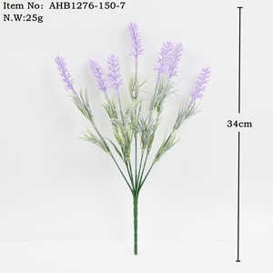 Bouquet de lavande artificielle Guanyi 30cm-100cm en plastique pour décoration intérieure et accessoires de mariage - Product Image 5