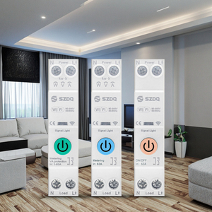 Tuya สวิตช์<span class=keywords><strong>โทรศัพท์</strong></span>มือถืออัจฉริยะไร้สายขนาดเล็ก, ตัวตัดวงจรควบคุมระยะไกลไวไฟใช้ในอุตสาหกรรมทนทาน SD-63T 6kA พลาสติก - Product Image 1