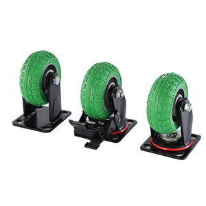 4''5''6''8 ''Hochleistungs-Lenkrad Gummi rolle Industrie wagen Rollen Voll gummi rad - Product Image 2