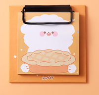 Bloc-notes pour animaux Kawaii-Adorables feuilles de mémo pour l'école, ensemble cadeau de papeterie d'étude amusante