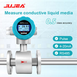 Jujea Elektromagnetische Flowmeter Ss304 Ip65 Waterdicht Corrosiebestendig Geschikt Voor Water Melkzuur En Alkali Vloeistoffen Dn25 - Product Image 5