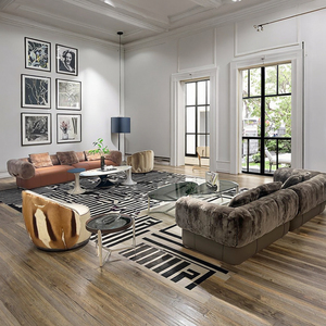 Italiano moderno elegante velluto divano sezionale <span class=keywords><strong>in</strong></span> pelle minimalista reclinabile per casa Hotel <span class=keywords><strong>legno</strong></span> soggiorno <span class=keywords><strong>mobili</strong></span> per ville - Product Image 2