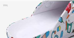 All'ingrosso Unisex donna di moda da donna zoccoli antiscivolo impermeabili sandali piatti con plateau stile EVA <span class=keywords><strong>ciabatte</strong></span> da donna - Product Image 4