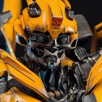2024 açık yeni varış 6ft Tall LifeSize gerçekçi Cosplay bumblebee Robot kostüm yetişkin paslanmaz çelik heykel dekor için