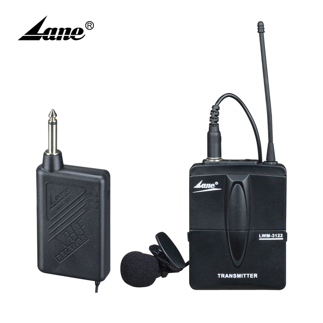 Lane Lwm-3122 Microphone Wireless for Teaching Lavalier Wireless Microphone Professional Wireless Lavalier Lapel Microphone