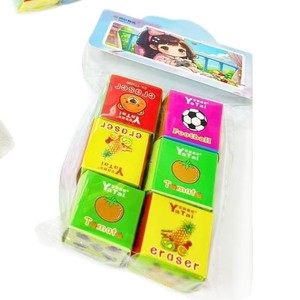 Gommes à effacer en forme de fruits, design de dessins animés variés, pour enfants, fournitures scolaires, outils d'apprentissage créatifs - Product Image 5