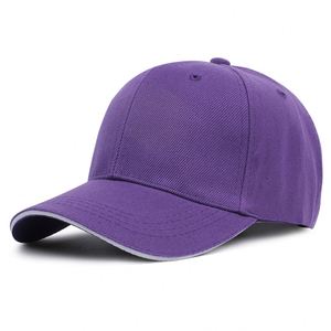 หมวกเบสบอลมีปีกแซนวิชสีพื้นปักลายได้ตามต้องการ - Product Image 4