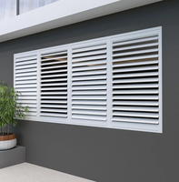 Windowmate Commercial, volets en aluminium de haute qualité, style moderne, design élégant, volets verticaux pour fenêtres, écran solaire