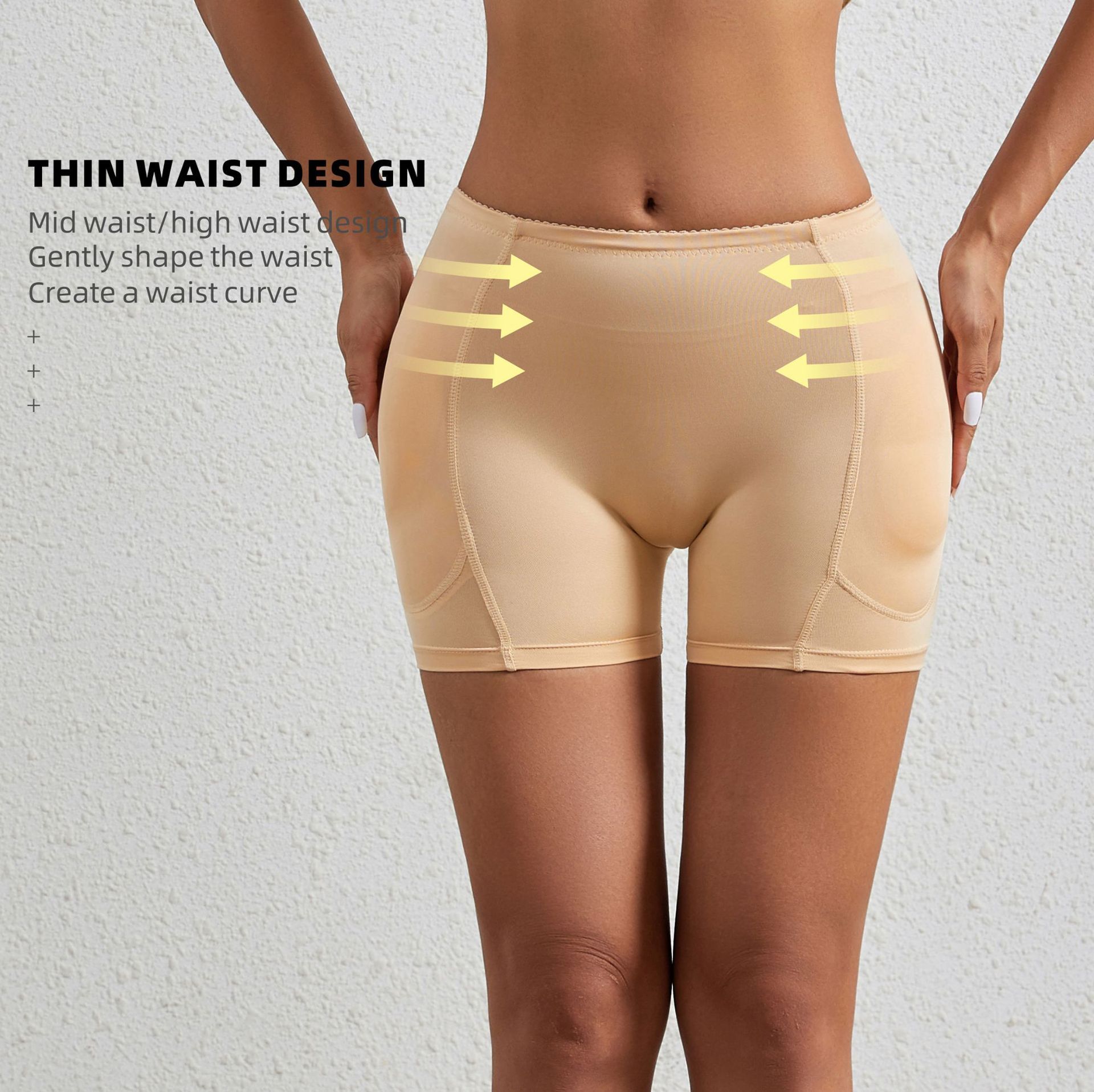 High-Waist Tummy-Control Brief (8915): fabric stretch, recovery and seam construction reference