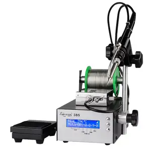 Auto Tin Feeding Soldering Chuera 385A+ Foot Universal Conduit Hand Press Tin Liquid Crystal Plate Display Welding Table