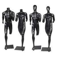 Maniquíes de Exhibición de Cuerpo Completo para Ropa Deportiva, Masculinos y Femeninos, Material FRP, para Adultos, para Exhibición en Vitrinas