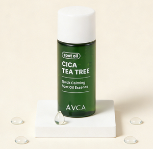 AVCA Revitalizing Quick Calming Cica Tea <b>Tree</b> Spot Oil 8g Blemish Treatment Centella Leaf Oil Lightweight <b>Face</b> Acne Skincare - Product Image 1