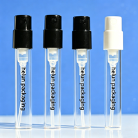 HeLun Packaging – Ensemble de flacons vaporisateurs de parfum vides, mini, petits, pour échantillons et testeurs, 1 ml, 2 ml, 2,5 ml, avec sérigraphie et dorure à chaud