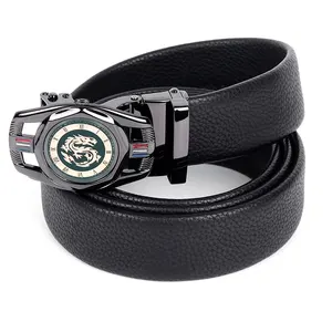 <span class=keywords><strong>Cintura</strong></span> in pelle di vacchetta di nuovo Design abito formale ufficiale fibbia per <span class=keywords><strong>cintura</strong></span> da uomo <span class=keywords><strong>cintura</strong></span> con fibbia automatica <span class=keywords><strong>nera</strong></span> <span class=keywords><strong>opaca</strong></span> - Product Image 1