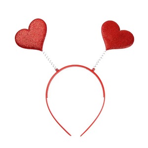DAMAI Valentines Day Heart Head <b>Headbands</b> and Heart Shape <b>Sunglasses</b> for Party Props Wedding Birthday Costume Accessory - Product Image 4