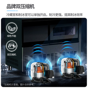 Huikang Commercial Prep Table Refrigerator 1500W 3000W Automatic Defrost Electric R404A Cooling Kitchen Equipment - Product Image 4