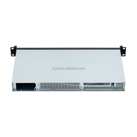 Boîtier de serveur 1U pour montage en rack, Mini ITX, profondeur 250 mm, alimentation flexible, 2 ventilateurs 4025, 1 baie de disque 3,5 pouces, 2 baies de disque 2,5 pouces, slot PCIe, USB 3.0