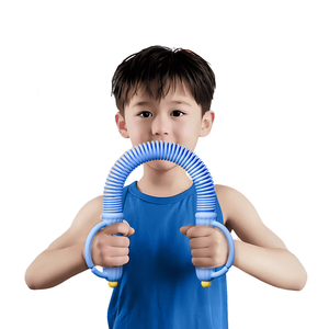 เครื่องฝึกความแข็งแรงของแขนสำหรับเด็ก GF รุ่นใหม่ สีฟ้า-เขียว ด้ามจับซิลิโคนกันลื่น น้ำหนัก 5 กก. 7 กก. สำหรับเด็ก<span class=keywords><strong>ประถม</strong></span>และมัธยมต้น - Product Image 1