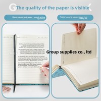 Carnet de notes professionnel A5 Snowflake - Édition Cadeau, Couverture en papier, Design couleur simple, Bloc-notes de bureau et Journal d'apprentissage