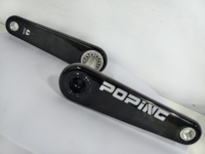 Juego de Bielas de Carbono para Bicicleta de Carretera y Pista, con Eje de Titanio EASTON de 24 mm con Bloqueo Central, Diseño Ligero para Carreras - Product Image 2