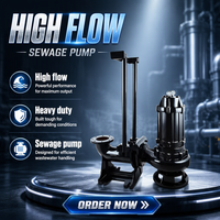 Pompe submersible à accouplement automatique pour eaux usées, Pompe submersible à accouplement automatique, Pompes industrielles pour eaux usées, Kit d'accouplement automatique
