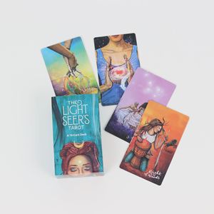 Cartas de <span class=keywords><strong>Tarot</strong></span> Inglesas Personalizadas de 12x7cm, Tamaño Grande, Waite Smith Spirit Eye Bright Prophet, con Manual en Papel, Juego de Mesa - Product Image 1