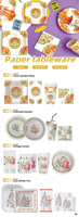 Ensemble d'assiettes et de serviettes en papier pour fête d'anniversaire avec bordure dorée arc-en-ciel pour enfants