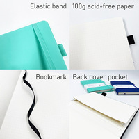 Vente en gros de cahiers A5 en cuir PU avec logo personnalisé livres d'écriture pour étudiants avec couverture rigide pour le bureau ou les fournitures d'exercice
