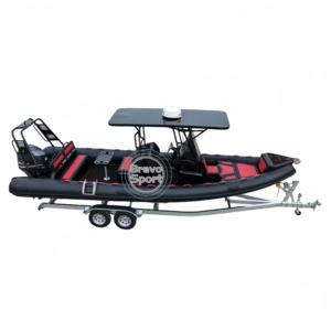 Barco <span class=keywords><strong>de</strong></span> <span class=keywords><strong>Pesca</strong></span> Económico <span class=keywords><strong>de</strong></span> 26 Pies con Casco <span class=keywords><strong>de</strong></span> Aluminio, Diseño Inflable <span class=keywords><strong>de</strong></span> Hypalon/PVC, Certificado CE, para Entusiastas <span class=keywords><strong>de</strong></span> la <span class=keywords><strong>Pesca</strong></span> con Viaje Cómodo - Product Image 4