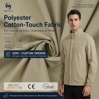 Tissu coupe-vent en polyester 100% tissé, durable et écologique, pour vêtements de rue et anoraks, grande production