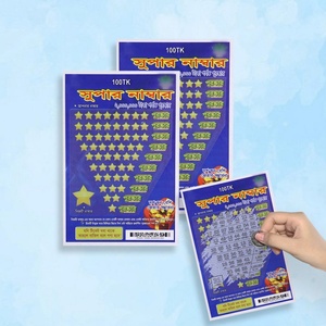 Impression couleur intégrale pour jeux à gratter, conception de jeux gratuits, impression de données variables pour systèmes de distribution de billets de détail - Product Image 1