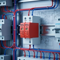 Parafoudre domestique basse tension SPD DC 500V 20KA~40KA, dispositif de protection T2 20KA SPD