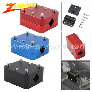 Zuqing Motorcycle Navigation <b>Bracket</b> 12mm-16mm Universal GPS Mount Red Aluminum Alloy For BMW R1200GS - Product Image 5