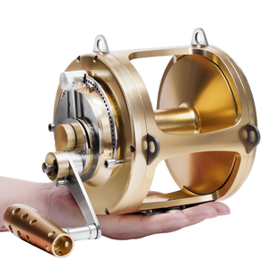 2025 grand jeu tout métal 50W à 130W CNC tambour bobine 60kg pêche à la traîne thon avec puissance maximale pour matériau en alliage CNC - Product Image 1