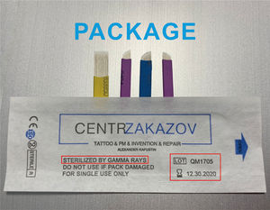 <span class=keywords><strong>Agujas</strong></span> desechables para microcuchillas de <span class=keywords><strong>Microblading</strong></span>, para maquillaje permanente <span class=keywords><strong>Nano</strong></span>, 18U, 3 colores, venta al por mayor, OEM 2022 - Product Image 5