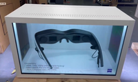 Pantalla Holográfica 3D Transparente de 21.5 Pulgadas para Publicidad, Vitrina LCD Transparente