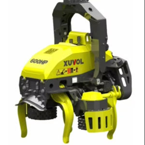 Tête de fendeuse de bois Xuvol pour excavatrice - Processeur de bois de chauffage électrique avec chaîne de 60 mm, coupe libre - Product Image 1