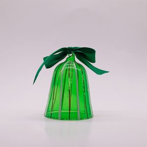 ของตกแต่งแก้วหลากสี ลดราคาพิเศษ ระฆังคริสต์มาส สำหรับเทศกาลเฉลิมฉลอง ตกแต่งโต๊ะ - Product Image 5