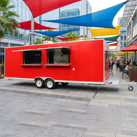 Remorque alimentaire mobile homologuée pour la route, standard, pour la restauration, avec châssis sécurisé, pour la revente et la distribution aux États-Unis et en Europe