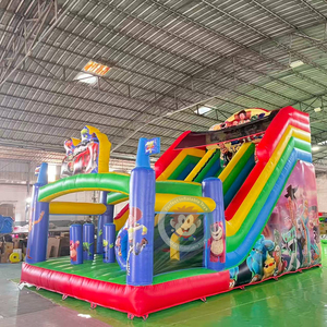 Tobogán Acuático Inflable Grande y Económico para <span class=keywords><strong>Alquiler</strong></span> en Fiestas - Product Image 4