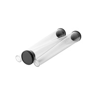 Tubes coniques en plastique de taille personnalisable - 98 mm 109 mm Contenant à cigarettes à l'épreuve des enfants avec couvercle étanche