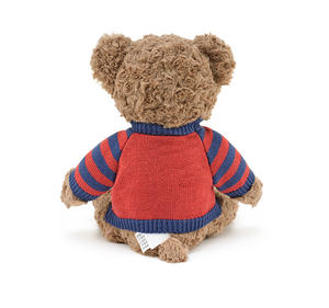 Vente en gros personnalisé ours en peluche rose personnalisé peluche vêtements PP coton doublure en maille de remplissage pour enfants cadeau pour enfants - Product Image 6