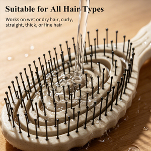 <span class=keywords><strong>Brosse</strong></span> à <span class=keywords><strong>cheveux</strong></span> spirale CHAOBA - <span class=keywords><strong>Brosse</strong></span> démêlante - Pour brosser les <span class=keywords><strong>cheveux</strong></span> mouillés ou séchés au sèche-<span class=keywords><strong>cheveux</strong></span> - <span class=keywords><strong>Brosse</strong></span> démêlante ventilée - 4 couleurs - Logo personnalisé - Product Image 3