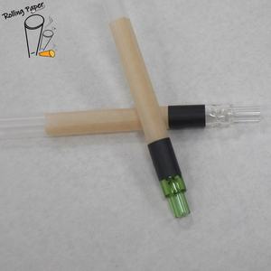 Papier à cigarettes en tube droit de qualité supérieure personnalisé, logo de l'étiquette OEM avec papier à rouler pour fumer en verre coloré de 8 mm * 40 mm - Product Image 5