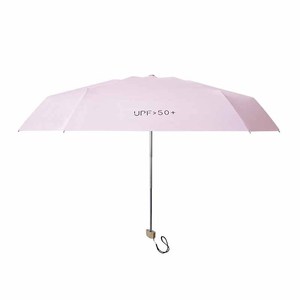 Paraguas <span class=keywords><strong>de</strong></span> protección solar ultraligero <span class=keywords><strong>de</strong></span> doble uso, pequeño y fresco, cinco UPF50 + plegables para viaje, Mini paraguas, venta al por mayor, mango plano - Product Image 5