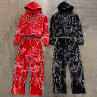 Lettre personnalisée logo brodé Camouflage Imprimer Haute Qualité Poids Lourd 360 Gsm 100% Coton Survêtement Jogging Extérieur Fermeture Éclair