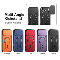   Coque de protection polyvalente anti-chute avec support coulissant pour iPhone 17 Pro Max et iPhone 17
