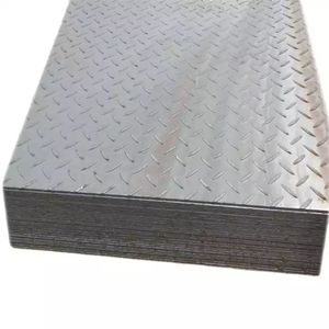 Plaque en acier à motif <span class=keywords><strong>diamant</strong></span> de qualité supérieure, plaque de sol antidérapante en acier au carbone, matériau de construction - Product Image 4