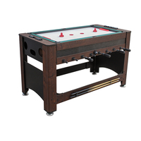 Table de billard multi-jeux rotative moderne 4 en 1 avec baby foot Table de baby-foot Table de baby-foot